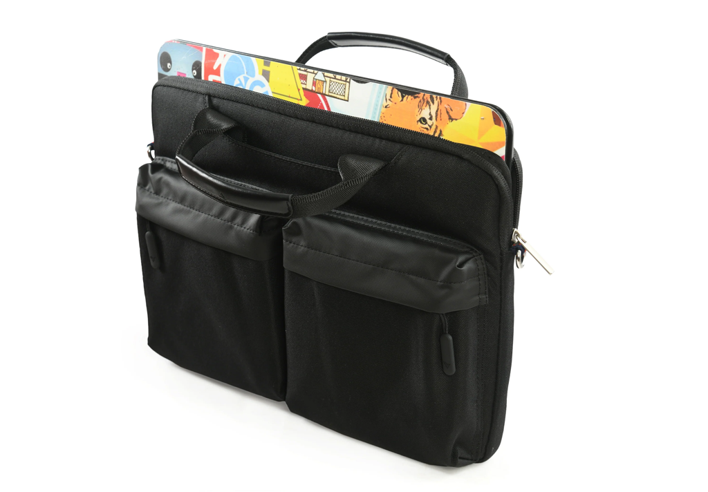 Vaku ® Vigor Series Multiuility Bag for Macbook 14 Inch - Black